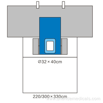 Low Particle Loss Thoracic Surgical drape